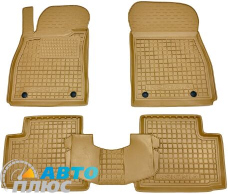Автомобильные коврики в салон Opel Insignia 2009- бежевые (AVTO-Gumm)