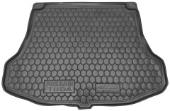 Автомобильный коврик в багажник Nissan Tiida 2004- Sedan (Avto-Gumm)