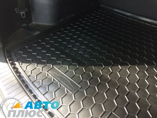 Автомобильный коврик в багажник Hyundai Santa Fe 2006-2012 7 мест (Avto-Gumm)