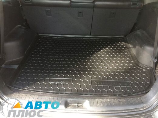 Автомобильный коврик в багажник Hyundai Santa Fe 2006-2012 7 мест (Avto-Gumm)