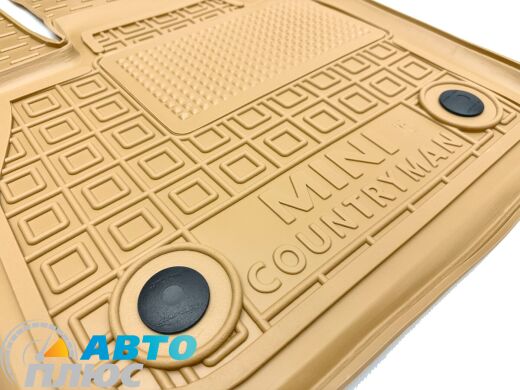 Автомобильные коврики в салон Mini Countryman (F60) 2017-2020 бежевые (AVTO-Gumm)