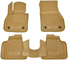 Автомобильные коврики в салон Mini Countryman (F60) 2017-2020 бежевые (AVTO-Gumm)