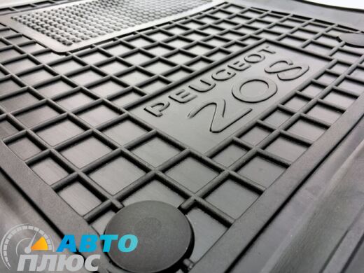 Водительский коврик в салон Peugeot 208 2013- (Avto-Gumm)