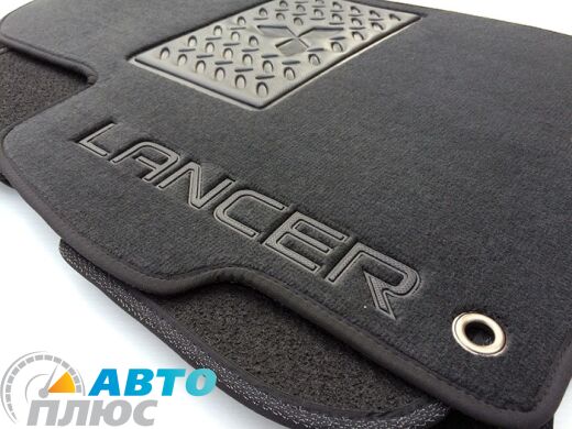 Mitsubishi Lancer 10 2007- реальное фото автоковриков в салон черные бизнес купить Avtoplus.com.ua