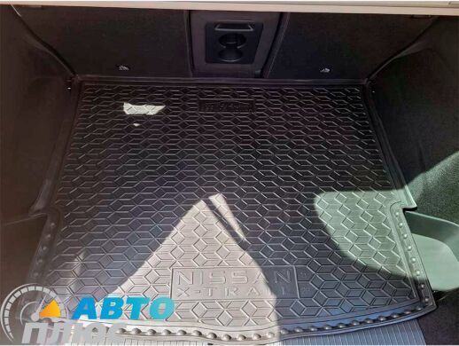 Автомобильный коврик в багажник Nissan X-Trail (T33) 2022- (5 мест) верхняя полка (AVTO-Gumm)