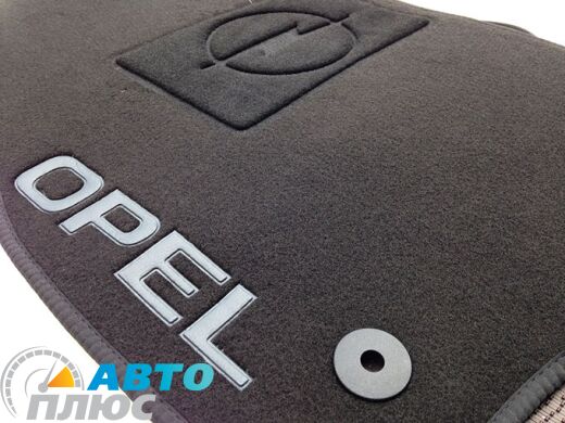Ворсовые коврики в салон Opel Astra H 2004- Hatchback черные ML Lux