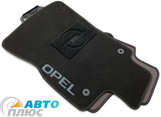 Ворсовые коврики в салон Opel Astra H 2004- Hatchback черные ML Lux