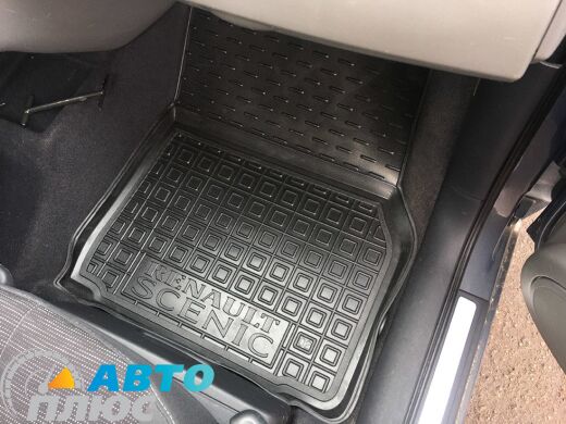 Передние коврики в автомобиль Renault Scenic 2 2002-2009 (Avto-Gumm)