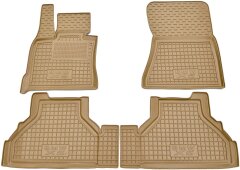 Автомобильные коврики в салон BMW X5 (E70) 2007- бежевые (AVTO-Gumm)