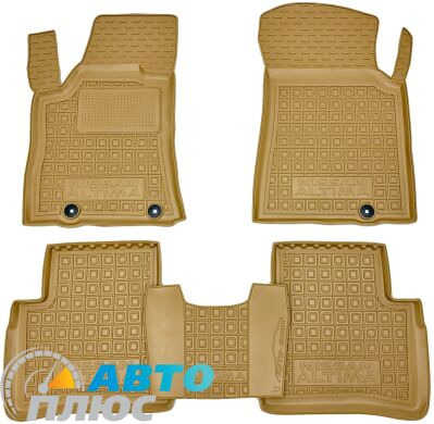 Автомобильные коврики в салон Nissan Altima 2012-2018 бежевые (AVTO-Gumm)