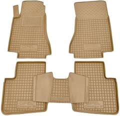 Автомобильные коврики в салон Opel Omega B 1994-2003 бежевые (AVTO-Gumm)