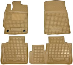 Автомобильные коврики в салон Toyota Camry 50 2011- бежевые (AVTO-Gumm)