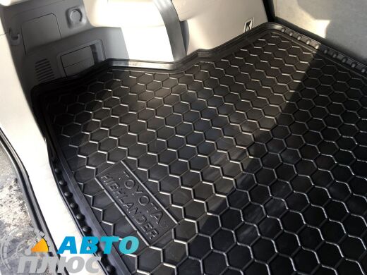 Автомобильный коврик в багажник Toyota Highlander 2 2007- (7 мест) (Avto-Gumm)