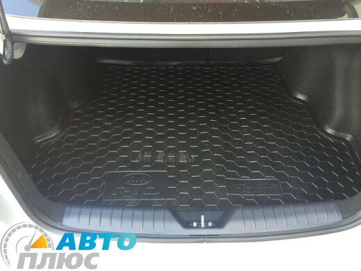 Автомобільний килимок в багажник Kia Rio 2015- Sedan (Avto-Gumm)