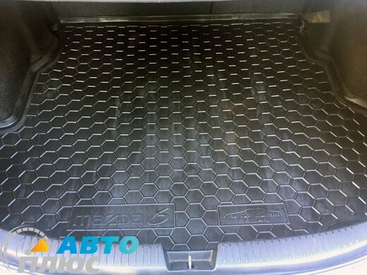 Автомобильный коврик в багажник Mazda 6 2002-2007 Sedan (Avto-Gumm)