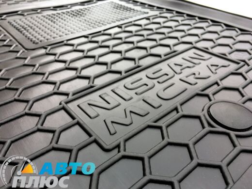 Передние коврики в автомобиль Nissan Micra (K12) 2002- (Avto-Gumm)