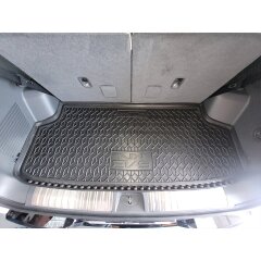 Автомобильный коврик в багажник Kia EV9 2024- 6 мест (короткий) (AVTO-Gumm)