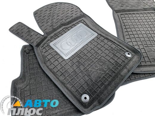 Гибридные коврики в салон Audi A6 (C6) 2005-2011 (Avto-Gumm)