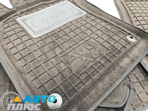 Гибридные коврики в салон Audi A6 (C6) 2005-2011 (Avto-Gumm)