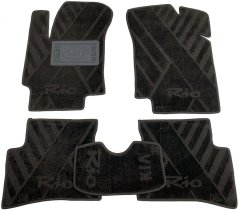 Композитные коврики в салон Kia Rio 2005-2011 (X) AVTO-Tex