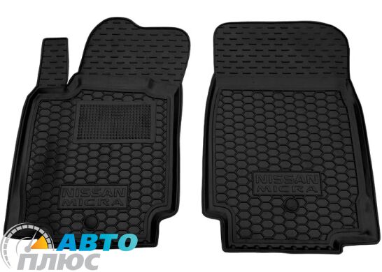 Передние коврики в автомобиль Nissan Micra (K12) 2002- (Avto-Gumm)