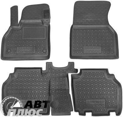 Автомобильные коврики в салон Renault Kangoo 2 2008- (Avto-Gumm)