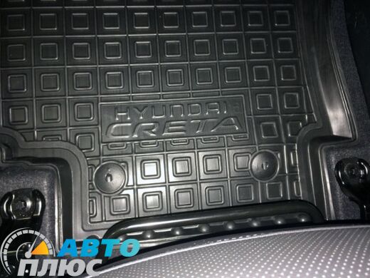 Водительский коврик в салон Hyundai Creta 2016- (Avto-Gumm)