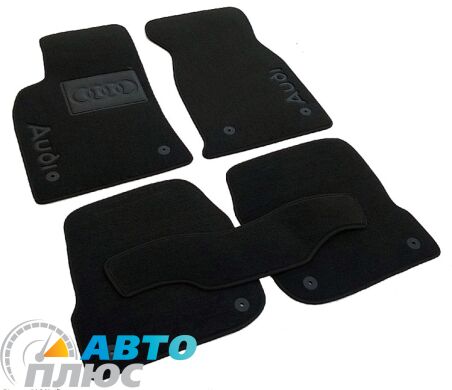 Фото ковриков в салон для автомобиля Audi A6 (C5) 1998-2005 черные бизнес Avtoplus.com.ua