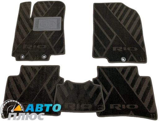 Композитные коврики в салон Kia Rio 2011- (X) AVTO-Tex