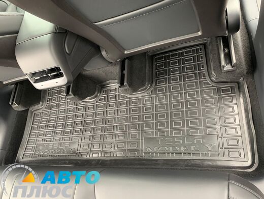 Автомобильные коврики в салон Tesla Model Y 2020- (AVTO-Gumm)