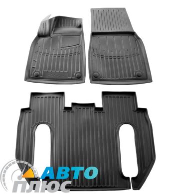 3D Килимки в салон автомобіля Tesla Model X 2022- Plaid 6 місць (Stingray)
