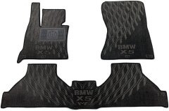 Композитные коврики в салон BMW X5 (E70) 2007- (V) серые AVTO-Tex