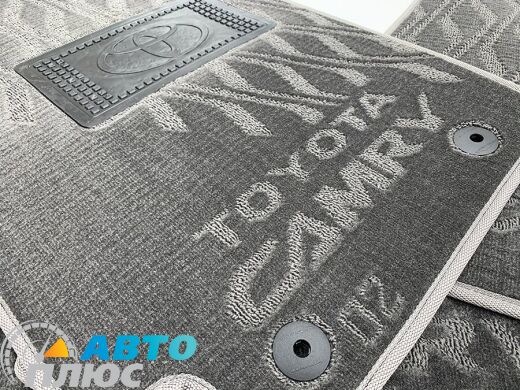 Композитные коврики в салон Toyota Camry 30 2001-2006 (V) серые AVTO-Tex