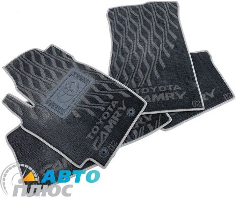 Композитные коврики в салон Toyota Camry 30 2001-2006 (V) серые AVTO-Tex