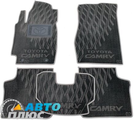 Композитные коврики в салон Toyota Camry 30 2001-2006 (V) серые AVTO-Tex