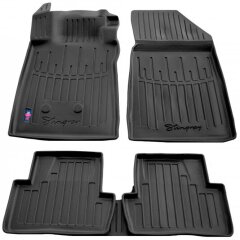 3D Килимки в салон автомобіля Renault Clio 3 2005- (Stingray)