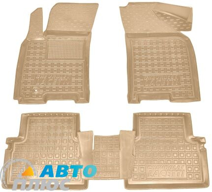 Автомобильные коврики в салон Chevrolet Lacetti 2004- бежевые (AVTO-Gumm)