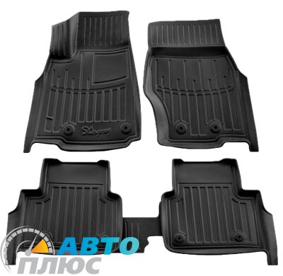 3D Коврики в салон автомобиля Jeep Grand Cherokee (WL) 2021- 7 мест (Stingray)