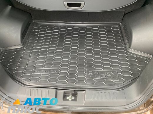 Автомобильный коврик в багажник Chery Tiggo 5 2015- (Avto-Gumm)