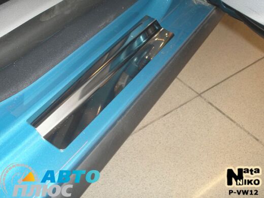 Накладки на пороги Volkswagen Golf 5 2003- (5 дверей) (Premium)