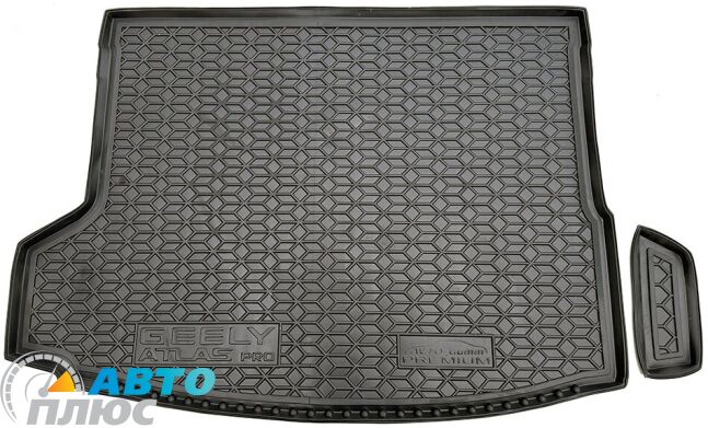 Автомобильный коврик в багажник Geely Atlas Pro 2022- Premium (AVTO-Gumm)
