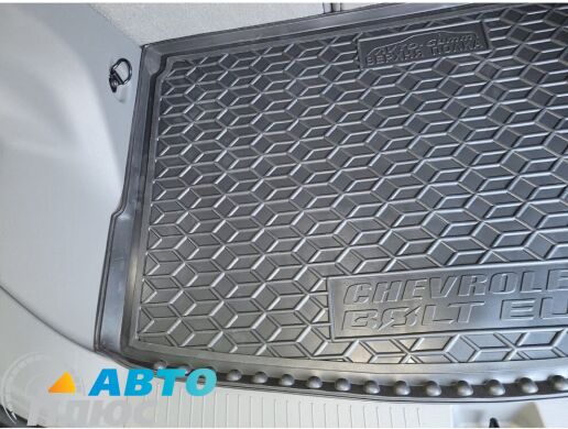 Автомобильный коврик в багажник Chevrolet Bolt EUV 2022- верхняя полка (AVTO-Gumm)