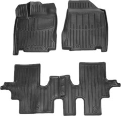 3D Коврики в салон автомобиля Infiniti JX/QX60 2012-2020 7 мест (Stingray)