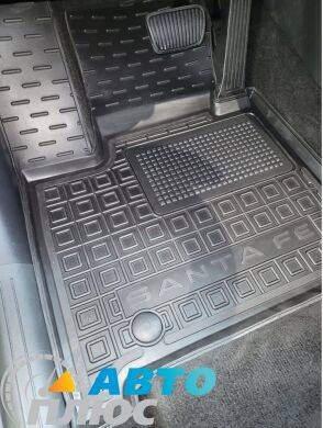 Водійський килимок в салон Hyundai Santa Fe 2024- (AVTO-Gumm)