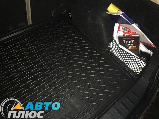 Автомобильный коврик в багажник BMW X1 (E84) 2008-2014 (Avto-Gumm)