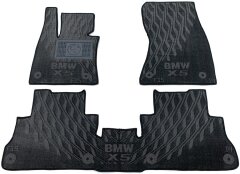 Композитные коврики в салон BMW X5 (F15) 2013- (V) серые AVTO-Tex