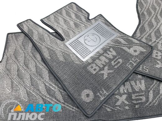 Композитные коврики в салон BMW X5 (F15) 2013- (V) серые AVTO-Tex