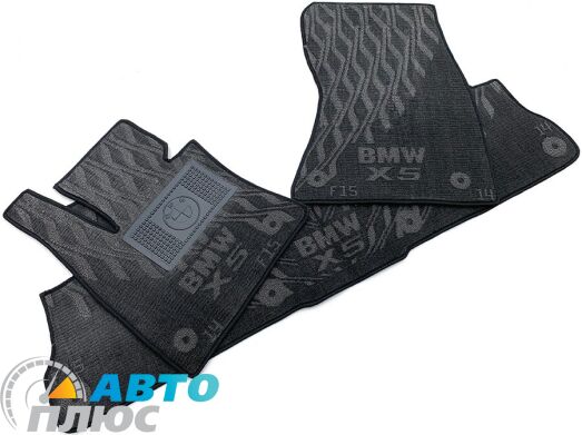 Композитные коврики в салон BMW X5 (F15) 2013- (V) серые AVTO-Tex